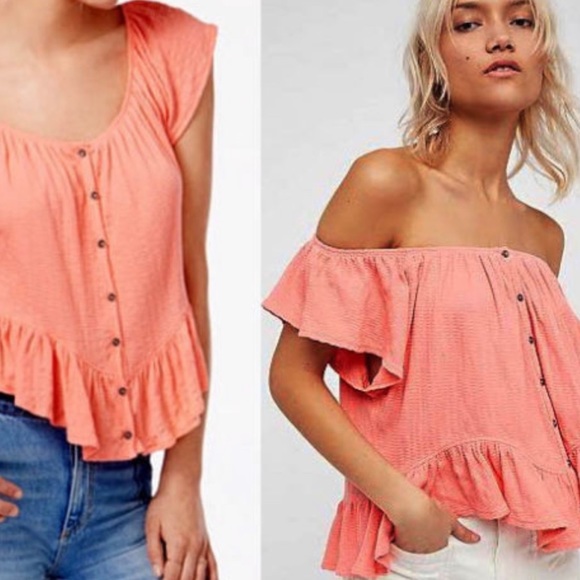 Free People Mint Julep Knit Top in Red - Picture 7 of 7